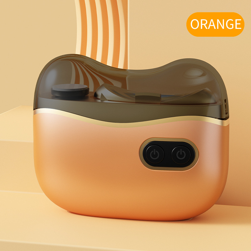 Dvi funkcijų elektrinis nagų poliravimo – namų naudojimui, ABS + nerūdijantis plienas, matmenys 8.8 x 7.2 cm, svoris 120 g, 400 mAh baterija