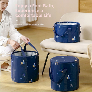 Sulankstoma lauko pėdų vonelė su izoliacija ir dangteliu — Medžiaga: poliesteris; Stilius: sulankstomas; Izoliacija; Dangtelis; Suaugusiems