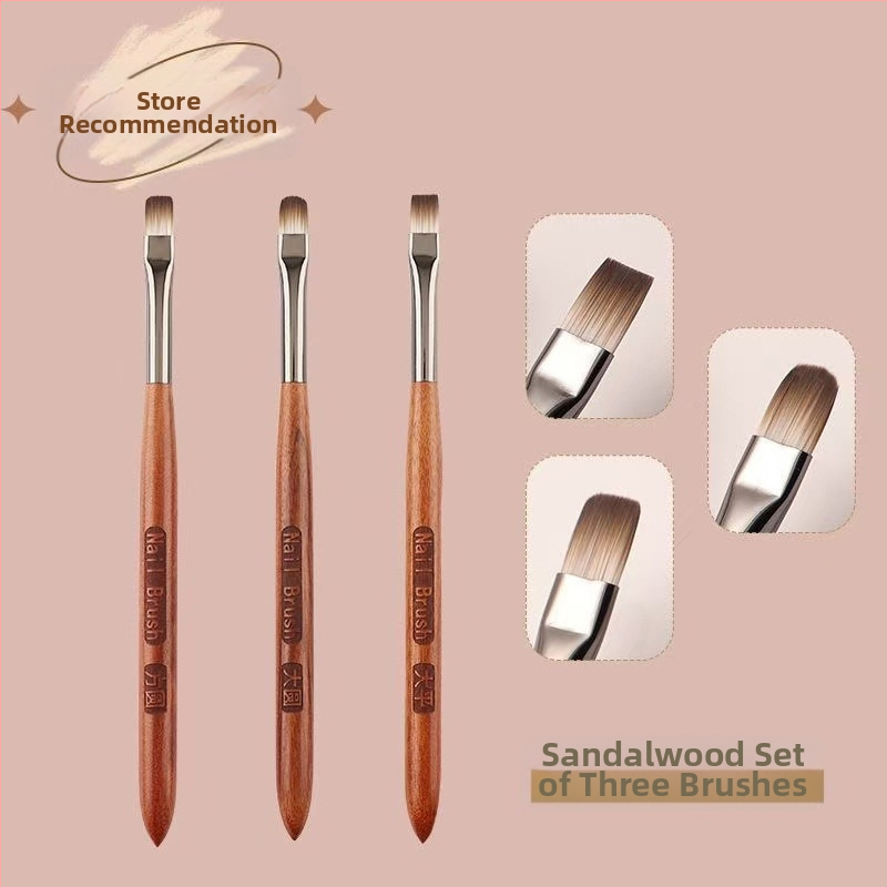 Sandelkoka nagu otu komplekts ar garām koka rokturiem, 6 gab., izcelsme Jiangxi