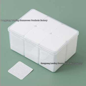 Valymo medvilniniai lakštai nagų valymui, didelė dėžutė, 1080 vienetų