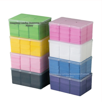 Valymo medvilniniai lakštai nagų valymui, didelė dėžutė, 1080 vienetų