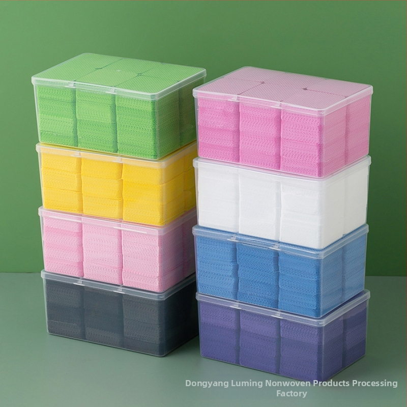 Valymo medvilniniai lakštai nagų valymui, didelė dėžutė, 1080 vienetų