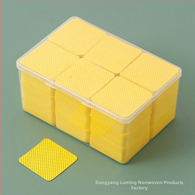 Valymo medvilniniai lakštai nagų valymui, didelė dėžutė, 1080 vienetų