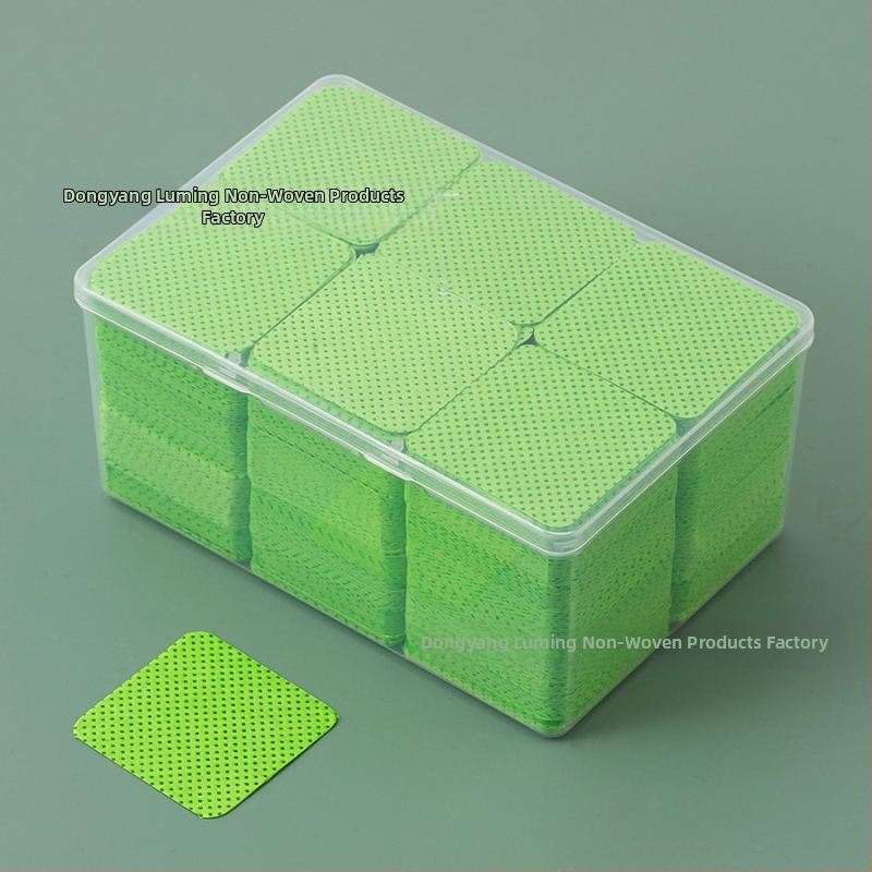 Valymo medvilniniai lakštai nagų valymui, didelė dėžutė, 1080 vienetų