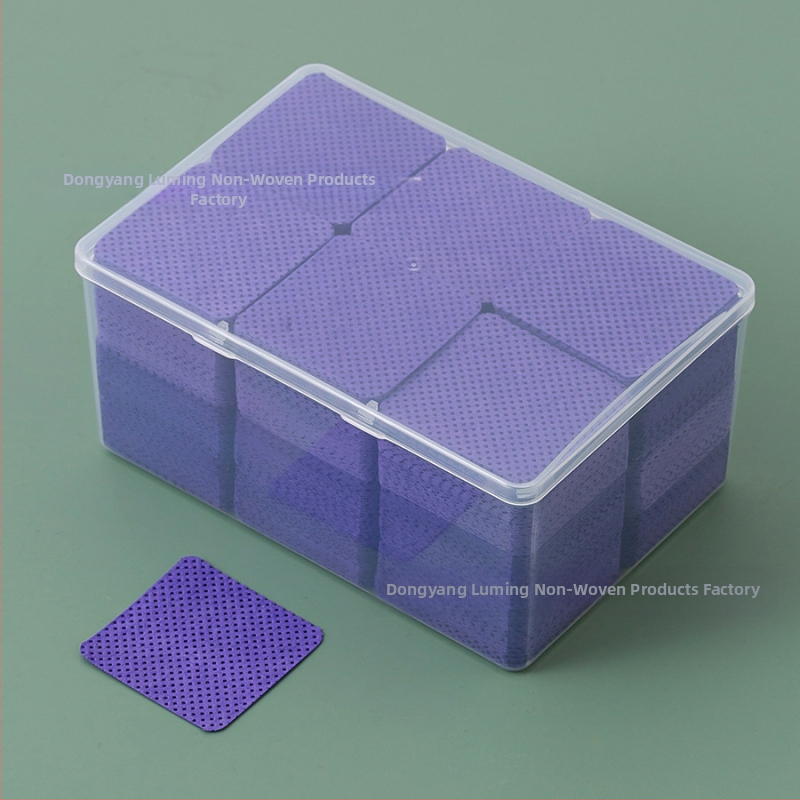 Valymo medvilniniai lakštai nagų valymui, didelė dėžutė, 1080 vienetų