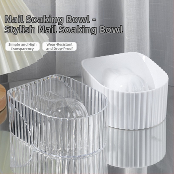 Manikiūro priemonė: skaidrus rankų baseinas su burbulėmis, 85 g, neimportuotas, lako nuėmimo įrankiai