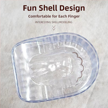 Manikiūro priemonė: skaidrus rankų baseinas su burbulėmis, 85 g, neimportuotas, lako nuėmimo įrankiai