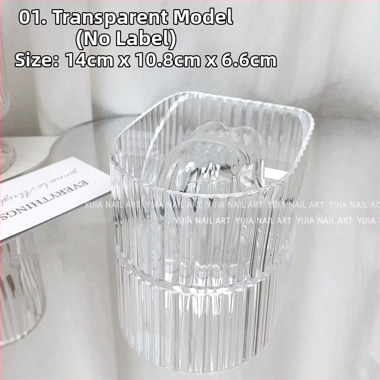 Manikiūro priemonė: skaidrus rankų baseinas su burbulėmis, 85 g, neimportuotas, lako nuėmimo įrankiai