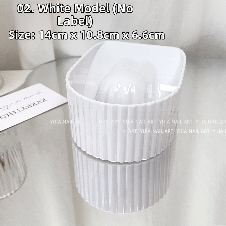 Manikiūro priemonė: skaidrus rankų baseinas su burbulėmis, 85 g, neimportuotas, lako nuėmimo įrankiai