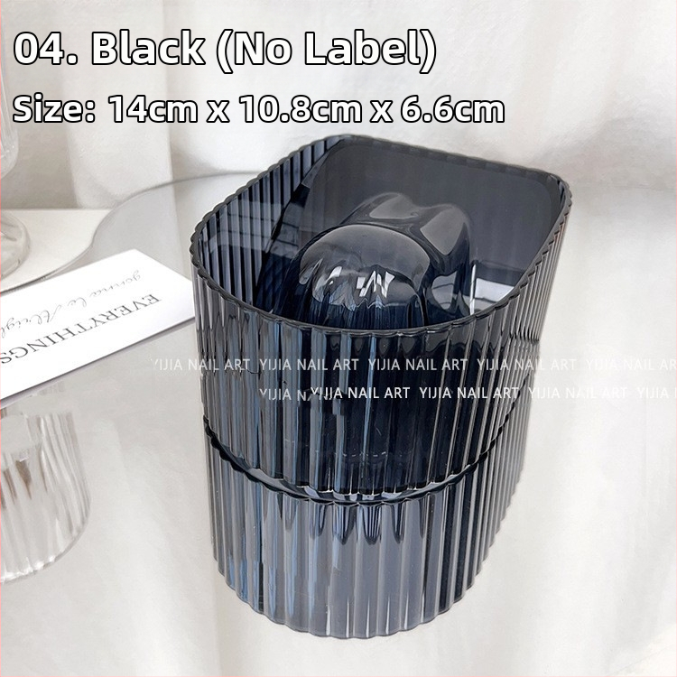 Manikiūro priemonė: skaidrus rankų baseinas su burbulėmis, 85 g, neimportuotas, lako nuėmimo įrankiai