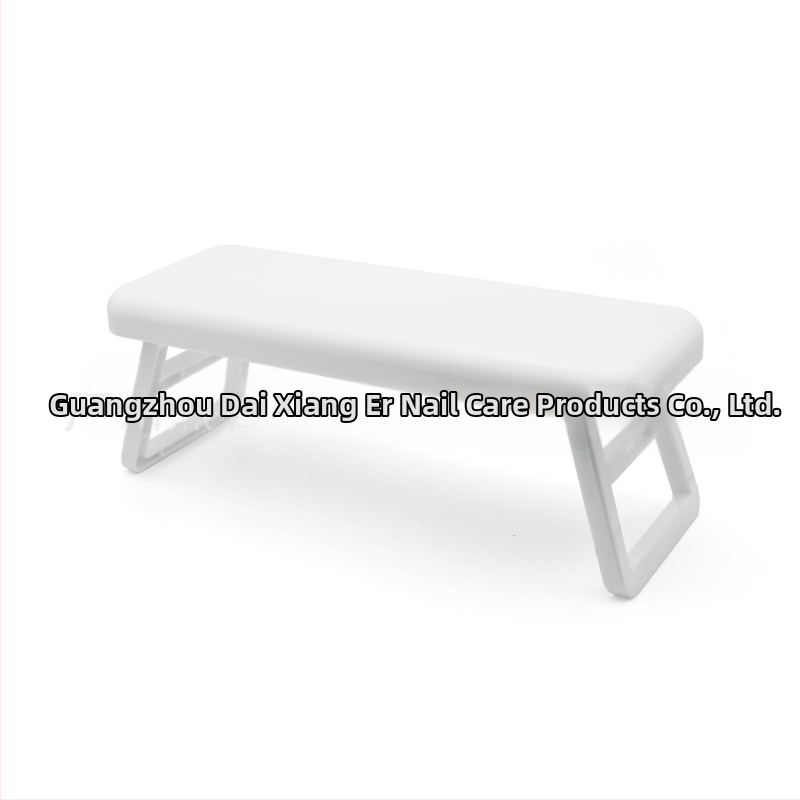 Manikiūro rankos atrama, sulankstoma ir aukščio reguliavimas, gali laikyti nagų lempą, plastikinė rankos pagalvė, modelis H-14YH