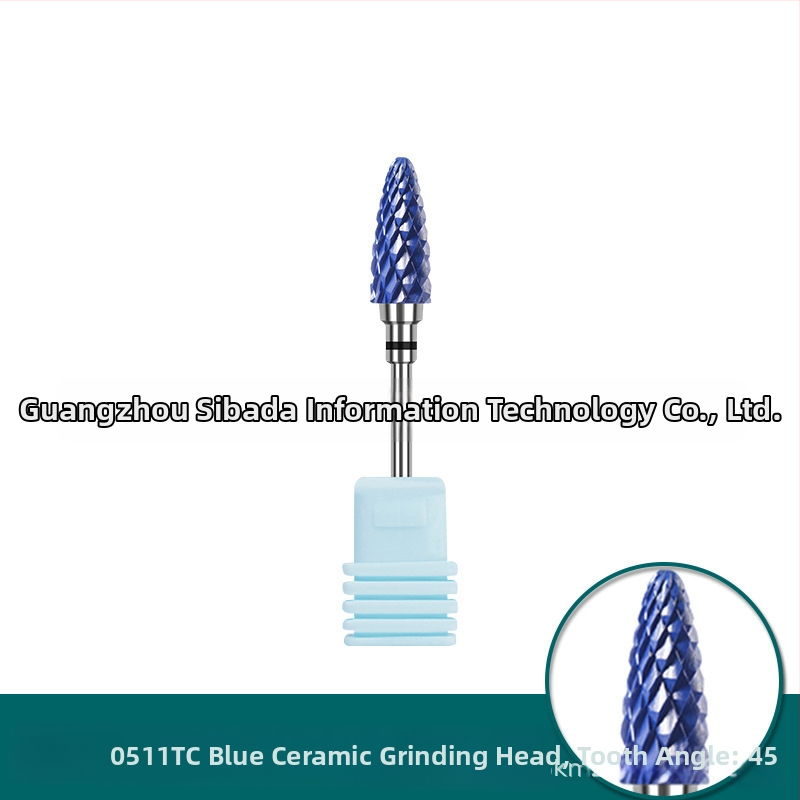 Nago šlifavimo galvutė iš lydinio ir keramikos – lengvam nagų ir negyvos odos pašalinimui, 1 vnt