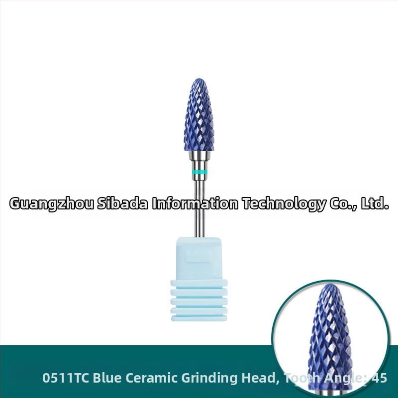 Nago šlifavimo galvutė iš lydinio ir keramikos – lengvam nagų ir negyvos odos pašalinimui, 1 vnt