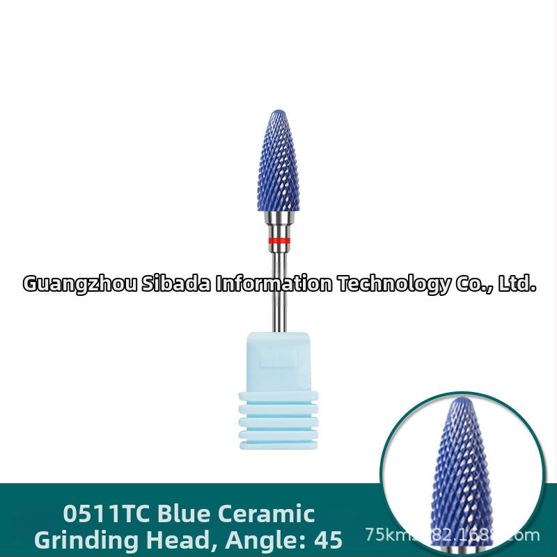 Nago šlifavimo galvutė iš lydinio ir keramikos – lengvam nagų ir negyvos odos pašalinimui, 1 vnt