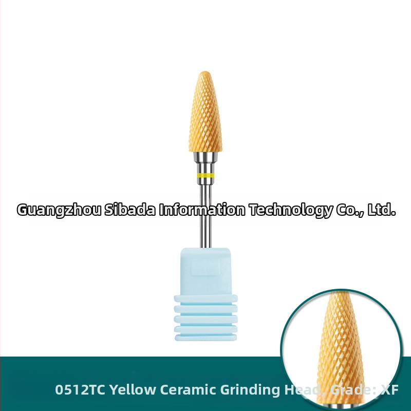 Nago šlifavimo galvutė iš lydinio ir keramikos – lengvam nagų ir negyvos odos pašalinimui, 1 vnt