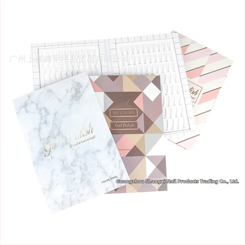 Nagų meno demonstracinė plokštė geliniam lakui, manikiūro demonstracinė knygelė, vietinis prekės ženklas