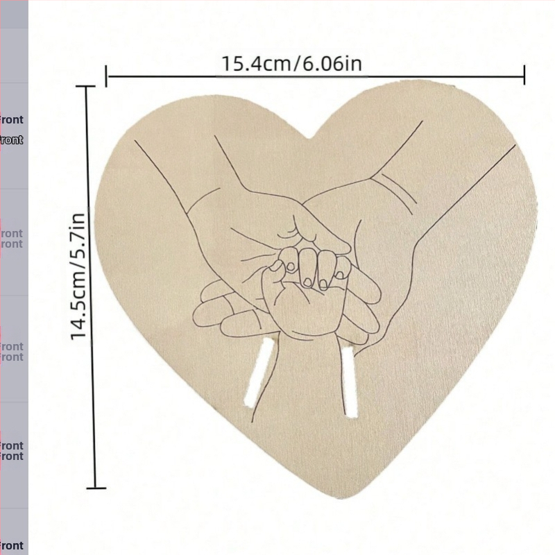 Drveni okvir za prve godine djeteta – pločica sjećanja na rast bebe i djece, božićni dar