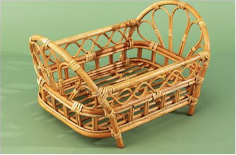 Καρέκλα ρατάν για φωτογράφηση μωρού — Kitten; Υλικό: ρατάν; Κατάλληλο για φωτογράφηση ρούχων; Βάρος: 1,3 kg; Αξεσουάρ φωτογραφικού στούντιο