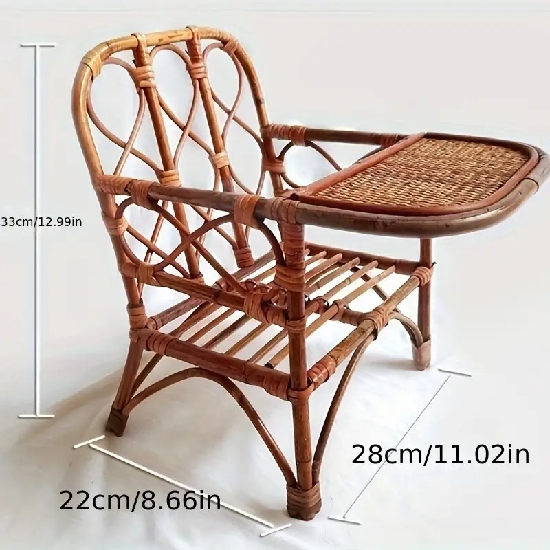 Καρέκλα ρατάν για φωτογράφηση μωρού — Kitten; Υλικό: ρατάν; Κατάλληλο για φωτογράφηση ρούχων; Βάρος: 1,3 kg; Αξεσουάρ φωτογραφικού στούντιο