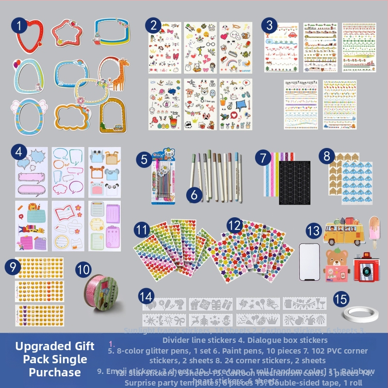 DIY retro fotoalbum s praznom koricom, ručno zalijepljenim stranicama, mini stil, 34 stranice