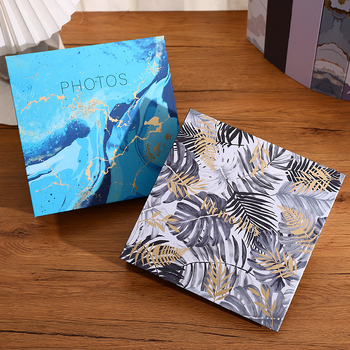 Foto album s koricom od kraft papira, ljepilo povez, stil papirnog jezgra, 50 unutarnjih stranica