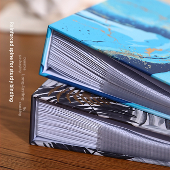 Άλμπουμ φωτογραφιών με εξώφυλλο από χαρτί καφτ, δέσιμο με κόλλα, στυλ χαρτιού‑πυρήνα, 50 εσωτερικές σελίδες