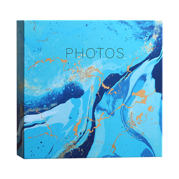 Άλμπουμ φωτογραφιών με εξώφυλλο από χαρτί καφτ, δέσιμο με κόλλα, στυλ χαρτιού‑πυρήνα, 50 εσωτερικές σελίδες