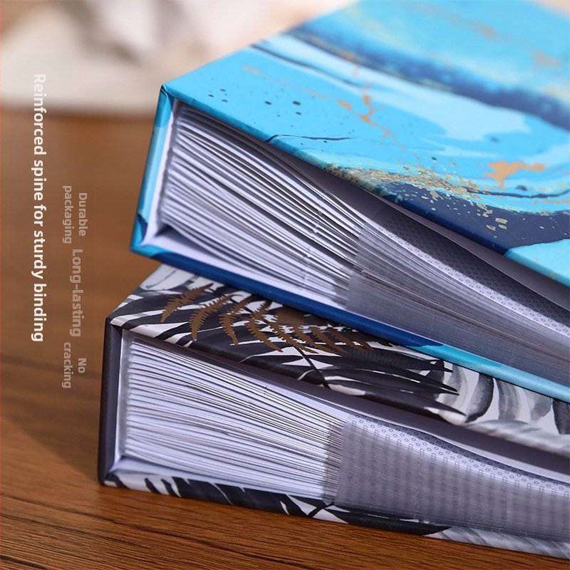 Фотоалбум с корица от крафт хартия, лепило подвързване, стил хартиено ядро, 50 вътрешни страници