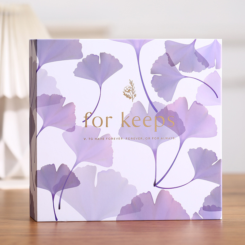 Foto album s koricom od kraft papira, ljepilo povez, stil papirnog jezgra, 50 unutarnjih stranica