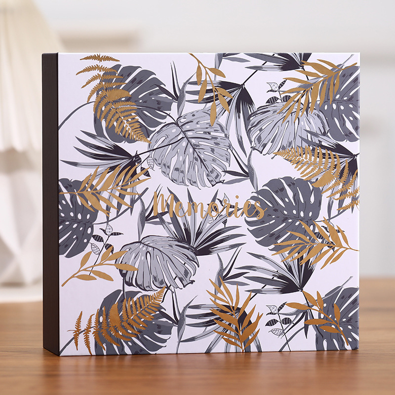 Foto album s koricom od kraft papira, ljepilo povez, stil papirnog jezgra, 50 unutarnjih stranica