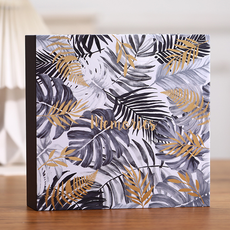 Foto album s koricom od kraft papira, ljepilo povez, stil papirnog jezgra, 50 unutarnjih stranica