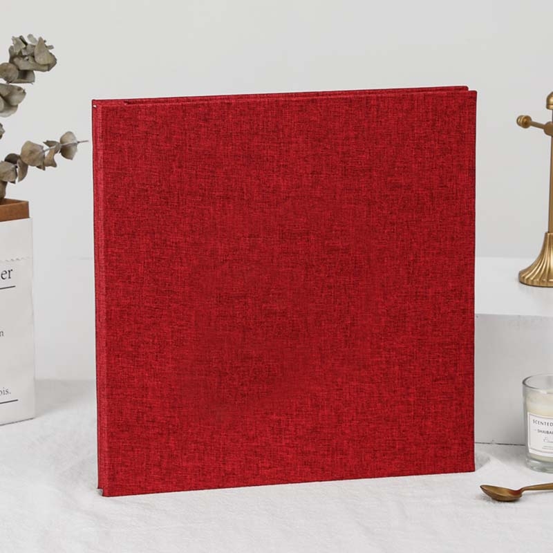 DIY fotoalbum s platnenom koricom, viskozni stil, ručno uvezivanje, 20 stranica, ispis logotipa i prilagodba