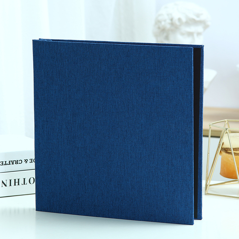 DIY fotoalbum s platnenom koricom, viskozni stil, ručno uvezivanje, 20 stranica, ispis logotipa i prilagodba