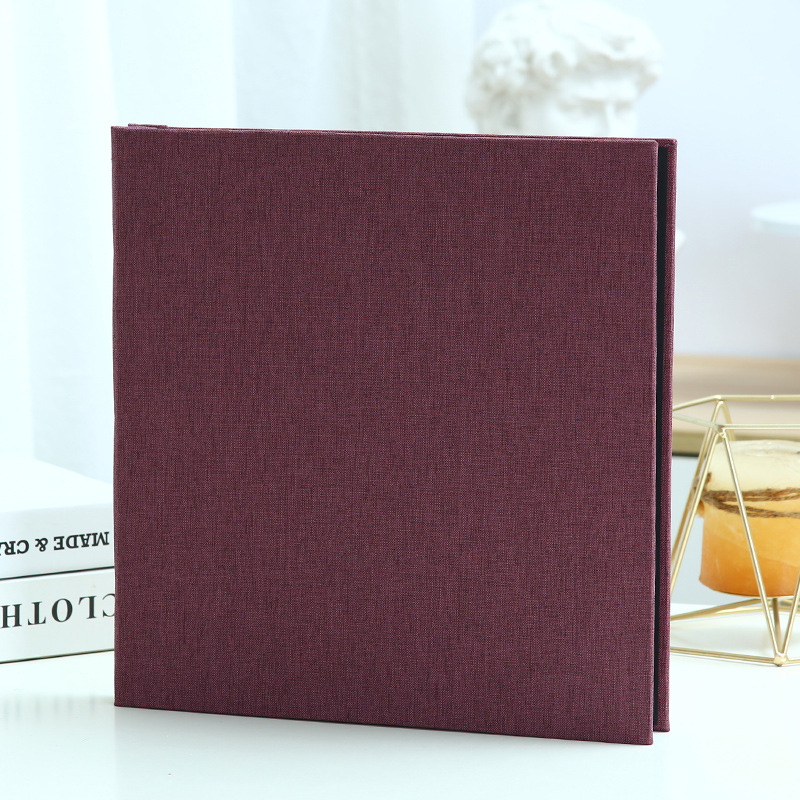 DIY fotoalbum s platnenom koricom, viskozni stil, ručno uvezivanje, 20 stranica, ispis logotipa i prilagodba