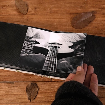 Φωτογραφικό άλμπουμ με ύφασμα σε εξώφυλλο, αλμπουμ με φύλλα, κόλλα στην πίσω πλευρά, 50 σελίδες, δυνατότητα εξατομίκευσης