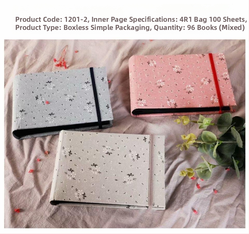 Fotoalbum s platnenim omotom, album sa slobodnim listovima, ljepilo stražnje uvezanje, 50 stranica, mogućnost prilagodbe