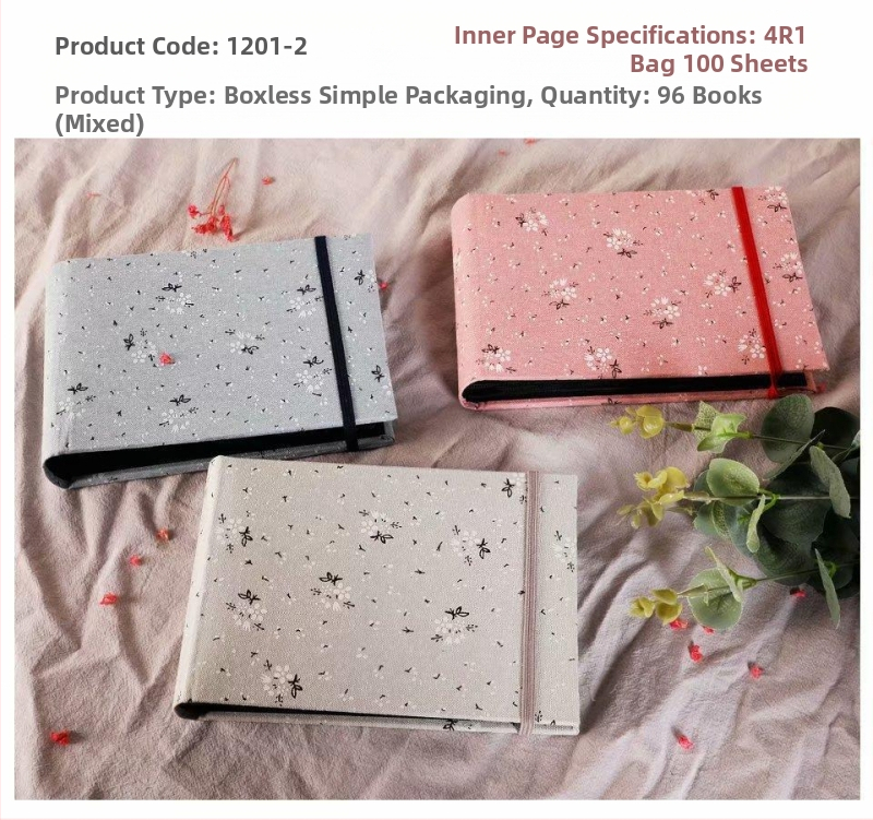 Fotoalbum s platnenim omotom, album sa slobodnim listovima, ljepilo stražnje uvezanje, 50 stranica, mogućnost prilagodbe