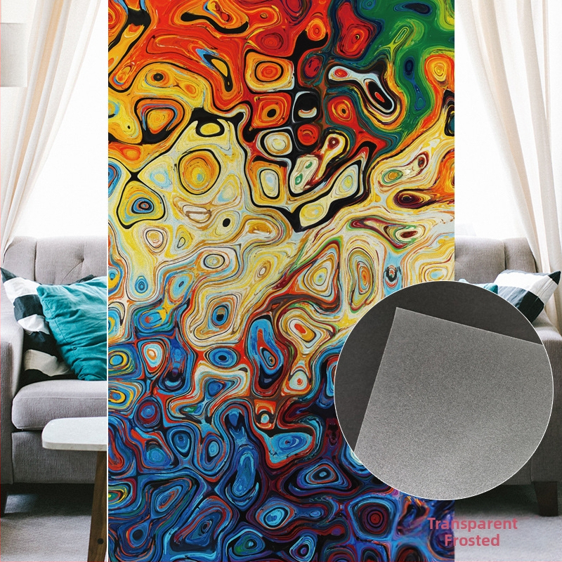 Φιλμ προστασίας ιδιωτικότητας παραθύρου – χωρίς κόλλα, ηλεκτροστατική τοποθέτηση, ματ διαφανές σχέδιο, μοντέρνο μινιμαλιστικό στυλ; Υλικό PVC • Διαθεσιμότητα προσαρμογής • Ένα φύλλο • Κατάλληλο για μπάνιο, σαλόνι, υπνοδωμάτιο, μπαλκόνι, εστιατόριο, εμπορικ