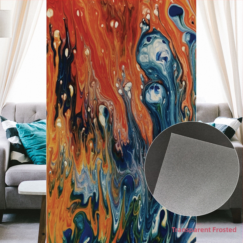 Φιλμ προστασίας ιδιωτικότητας παραθύρου – χωρίς κόλλα, ηλεκτροστατική τοποθέτηση, ματ διαφανές σχέδιο, μοντέρνο μινιμαλιστικό στυλ; Υλικό PVC • Διαθεσιμότητα προσαρμογής • Ένα φύλλο • Κατάλληλο για μπάνιο, σαλόνι, υπνοδωμάτιο, μπαλκόνι, εστιατόριο, εμπορικ