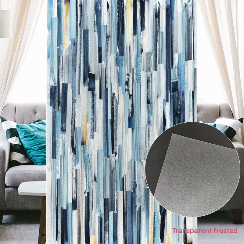 Φιλμ προστασίας ιδιωτικότητας παραθύρου – χωρίς κόλλα, ηλεκτροστατική τοποθέτηση, ματ διαφανές σχέδιο, μοντέρνο μινιμαλιστικό στυλ; Υλικό PVC • Διαθεσιμότητα προσαρμογής • Ένα φύλλο • Κατάλληλο για μπάνιο, σαλόνι, υπνοδωμάτιο, μπαλκόνι, εστιατόριο, εμπορικ