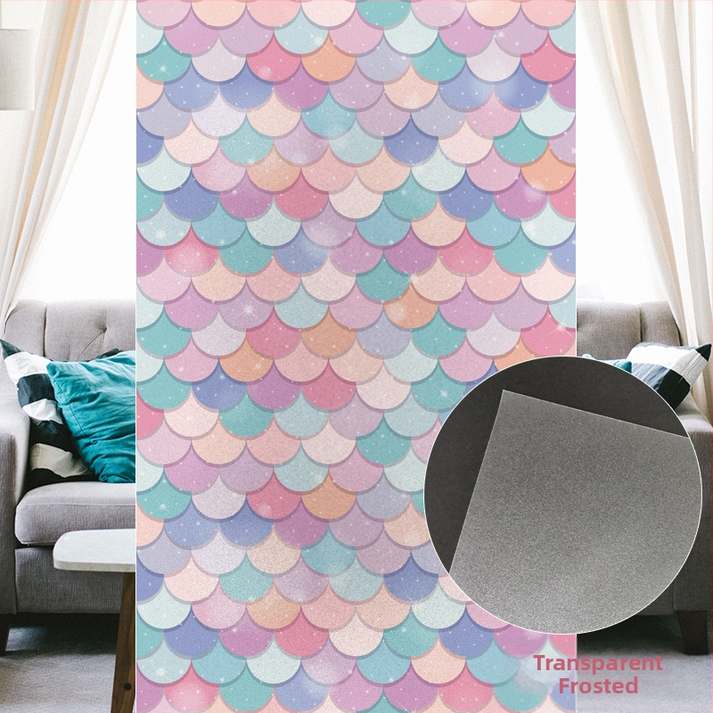 Φιλμ προστασίας ιδιωτικότητας παραθύρου – χωρίς κόλλα, ηλεκτροστατική τοποθέτηση, ματ διαφανές σχέδιο, μοντέρνο μινιμαλιστικό στυλ; Υλικό PVC • Διαθεσιμότητα προσαρμογής • Ένα φύλλο • Κατάλληλο για μπάνιο, σαλόνι, υπνοδωμάτιο, μπαλκόνι, εστιατόριο, εμπορικ