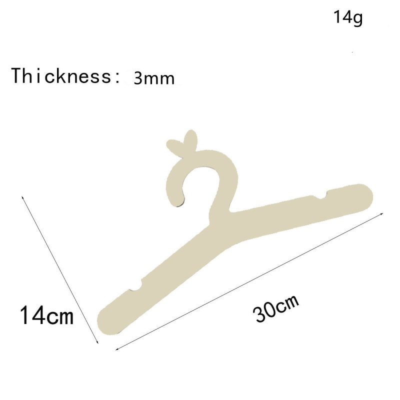 5 бр. дървени детски закачалки за дрехи – мечка с ушички дизайн, лазерно рязане, модерен минималистичен стил