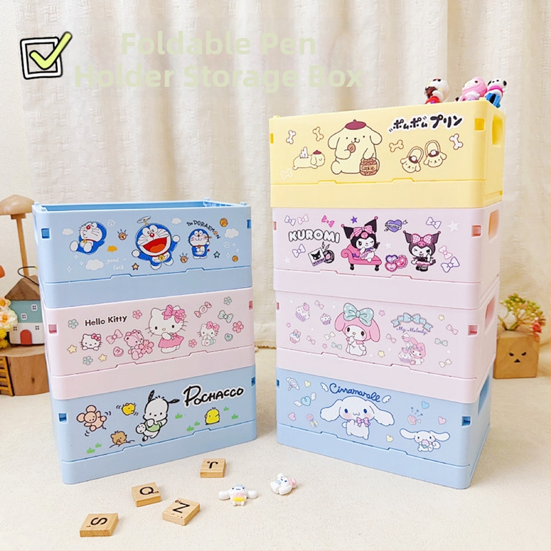 Sklopný plastový box na kozmetiku na stolné použitie, štvorcový tvar, s logom Can, prispôsobiteľný