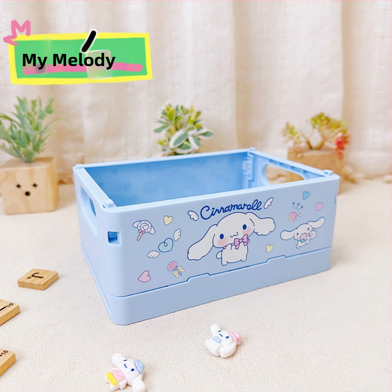 Sulankstomas plastikinis stalo kosmetikos laikymo dėklas, kvadratinės formos, su Can logotipu, pritaikomas