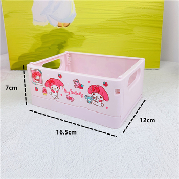 Πλαστικό επιτραπέζιο κουτί αποθήκευσης, αναδιπλούμενος οργανωτής καλλυντικών για μακιγιάζ και περιποίηση δέρματος, με τυπωμένο λογότυπο