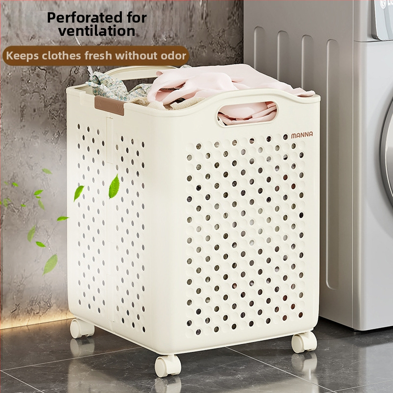 Literary сгъваем кош за пране - PP материал, модерен минималистичен стил, домашно съхранение, 1 бр