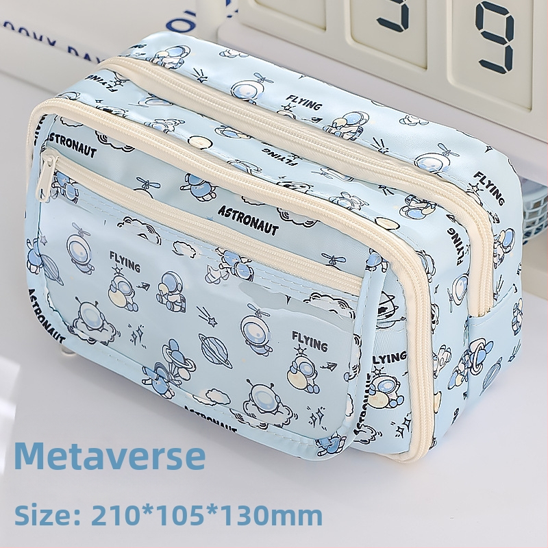 Pieštukų dėžutė | Prekės ženklas: Writing Pavilion; Medžiaga: Audinys; Lytis: Bendrai; Stilius: Korėjietiška versija