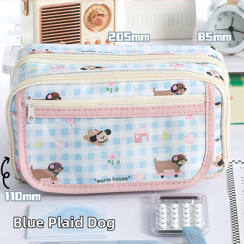 Pieštukų dėžutė | Prekės ženklas: Writing Pavilion; Medžiaga: Audinys; Lytis: Bendrai; Stilius: Korėjietiška versija