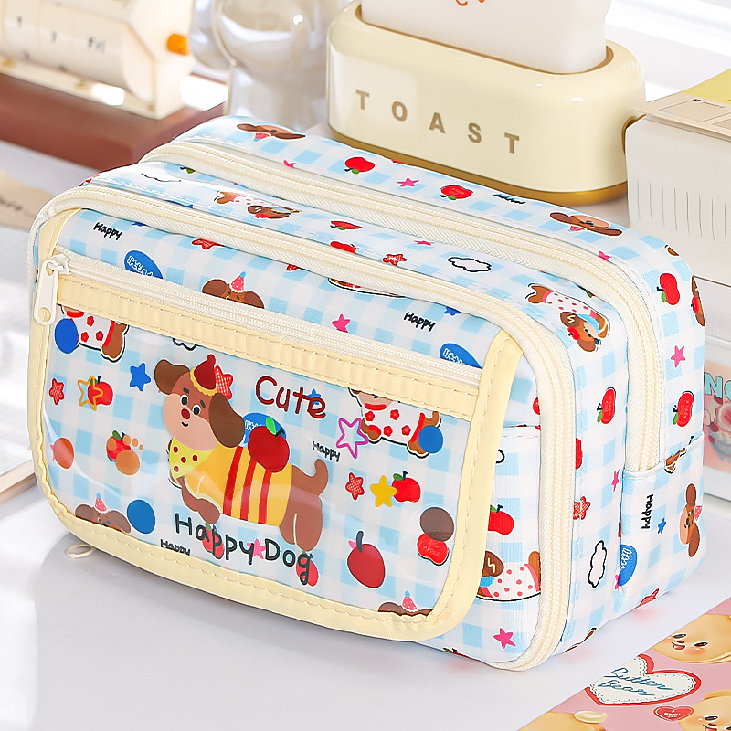 Pieštukų dėžutė | Prekės ženklas: Writing Pavilion; Medžiaga: Audinys; Lytis: Bendrai; Stilius: Korėjietiška versija