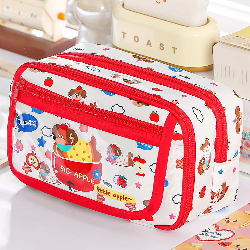 Pieštukų dėžutė | Prekės ženklas: Writing Pavilion; Medžiaga: Audinys; Lytis: Bendrai; Stilius: Korėjietiška versija